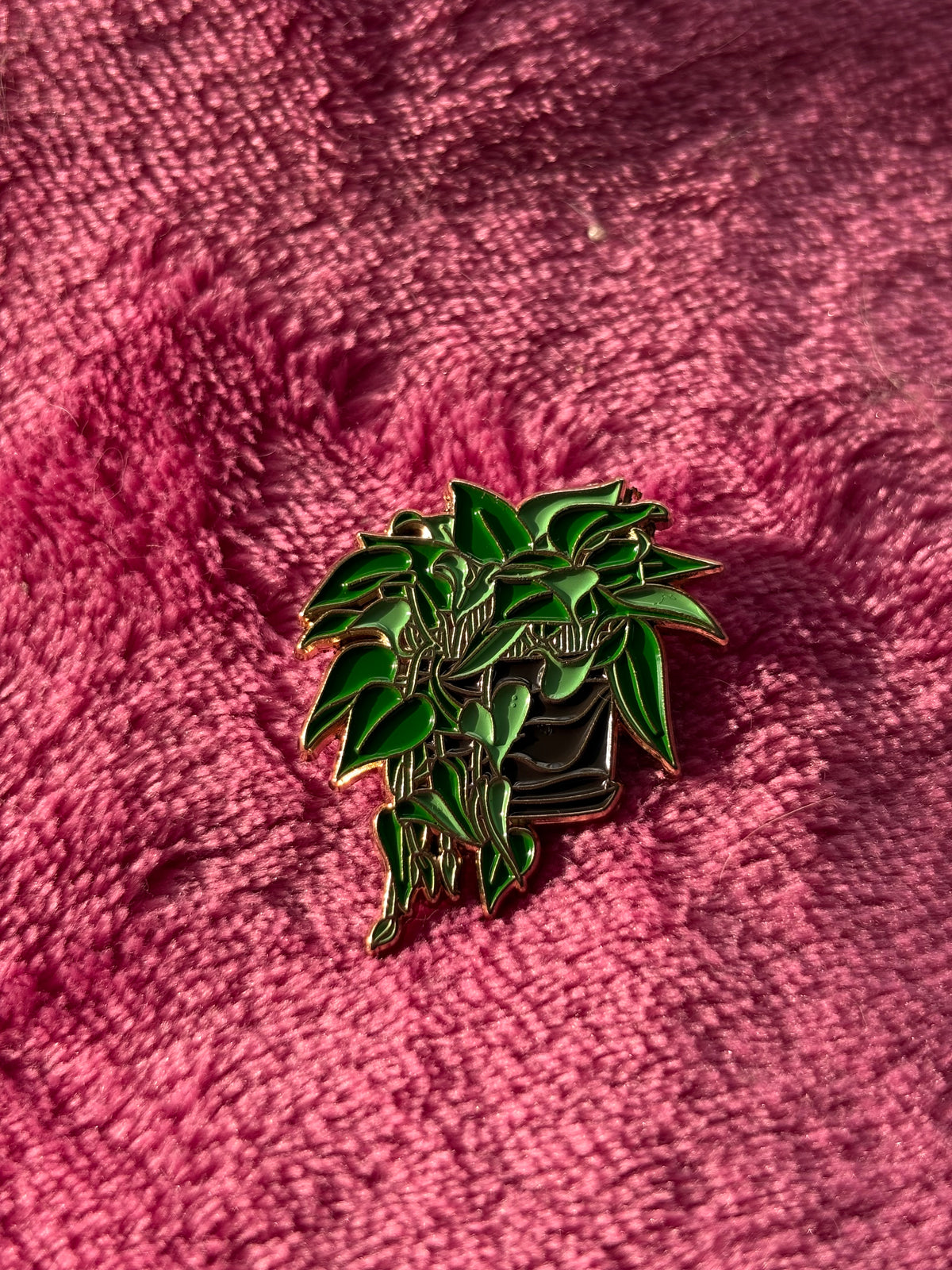 Trailing Pothos Enamel Pin