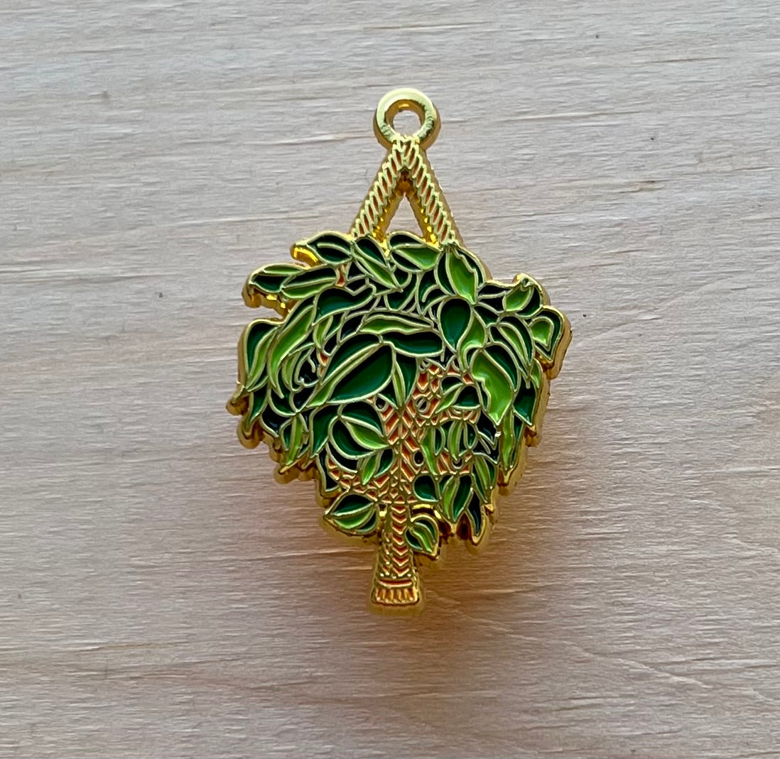 Philodendron Brasil Enamel Pin